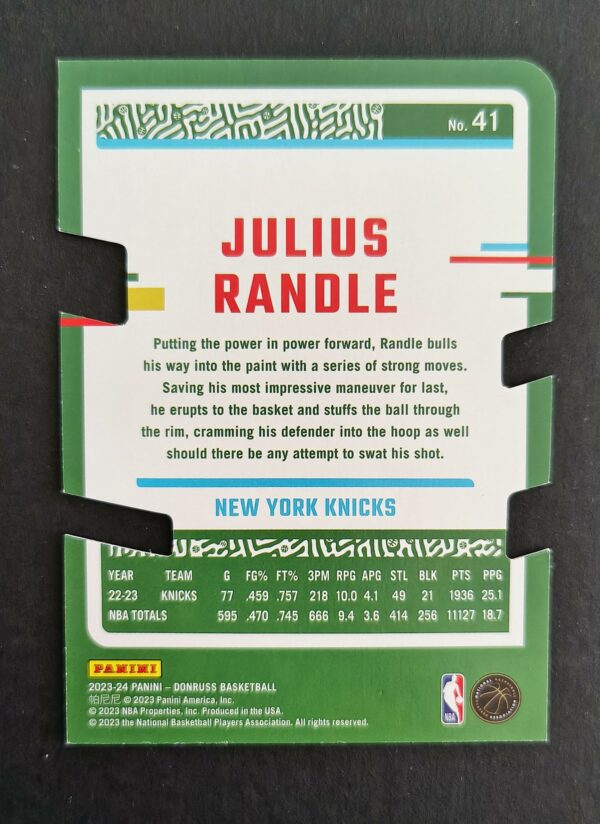 2023-24 Panini Donruss Julius Randle #41 50/75