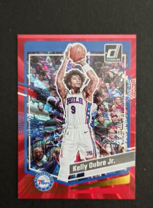 2023-24 Panini Donruss Kelly Oubre Jr #198 07/99 Red Laser