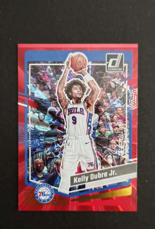 2023-24 Panini Donruss Kelly Oubre Jr #198 07/99 Red Laser