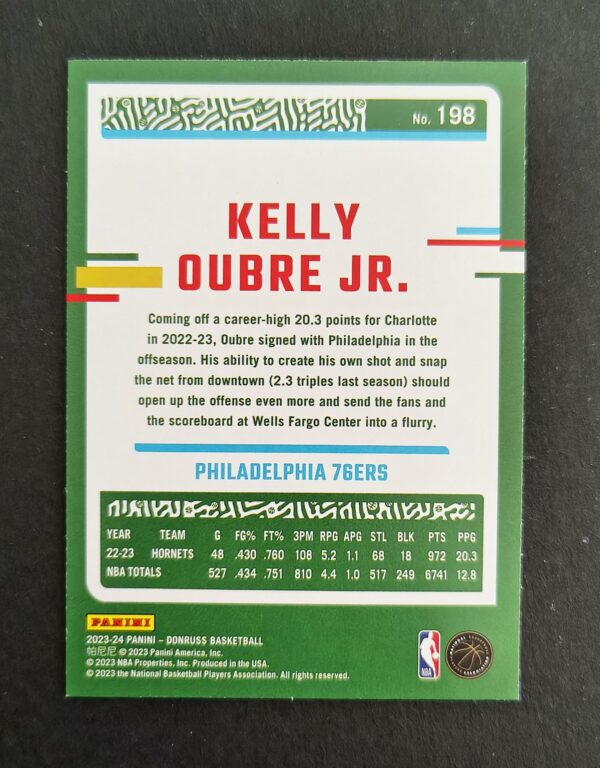 2023-24 Panini Donruss Kelly Oubre Jr #198 07/99 Red Laser