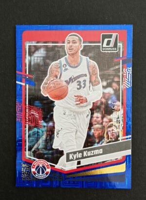 2023-24 Panini Donruss Kyle Kuzma #106 35/49 Blue Choice