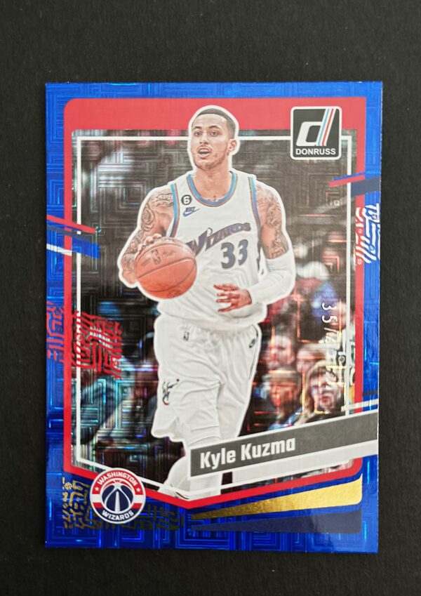 2023-24 Panini Donruss Kyle Kuzma #106 35/49 Blue Choice