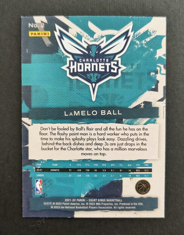 2021-22 Panini Court Kings Lamelo Ball #2
