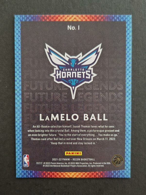 2021-22 Panini Recon Future Legends Lamelo Ball #1