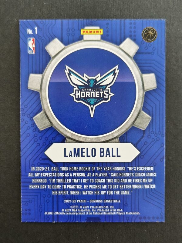 2021-22 Panini Donruss Craftsmen Lamelo Ball #1