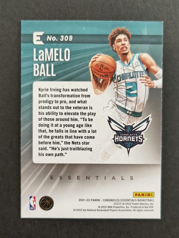 2021-22 Panini Chronicles Essentials Lamelo Ball #309