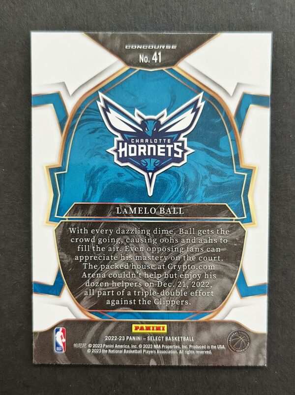 2022-23 Panini Mosaic Lamelo Ball #41 Concourse Blue