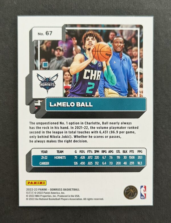 2022-23 Panini Donruss Lamelo Ball #67
