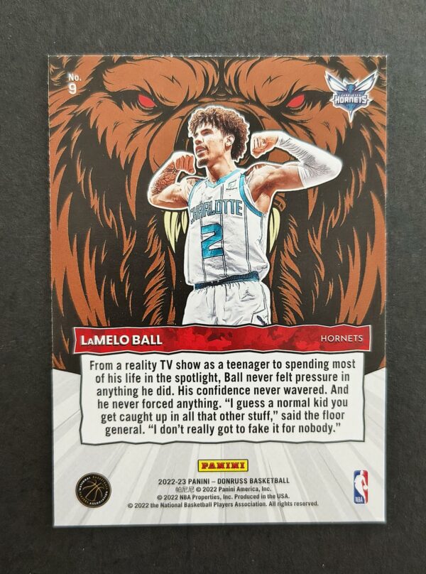 2022-23 Panini Donruss Unleashed Lamelo Ball #9