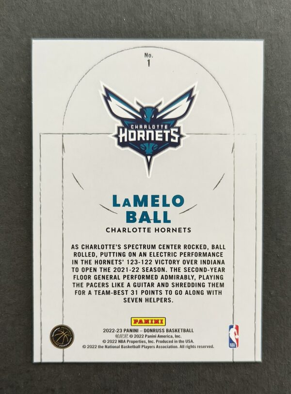 2022-23 Panini Donruss Craftsmen Lamelo Ball #1