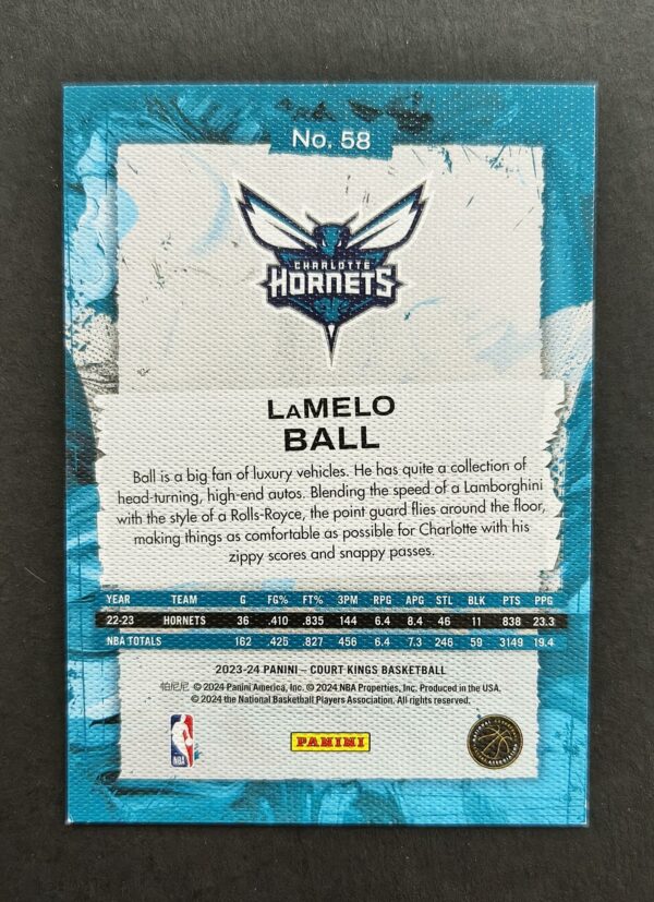 2023-24 Panini Court Kings Lamelo Ball #58