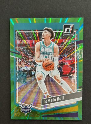 2023-24 Panini Donruss Lamelo Ball #87 Green Laser