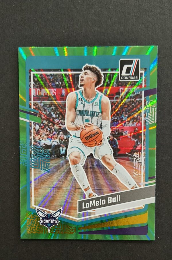 2023-24 Panini Donruss Lamelo Ball #87 Green Laser