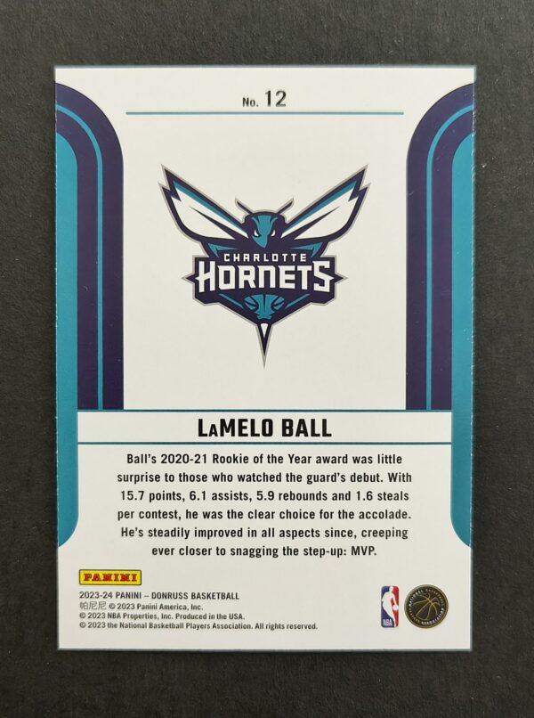 2023-24 Panini Donruss franchise Features Lamelo Ball #12