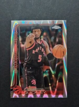 2025-26 Topps Chrome Immanuel Quickley #212 Ray Wave Refractor