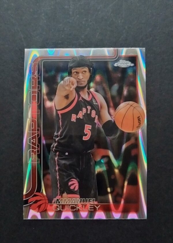 2025-26 Topps Chrome Immanuel Quickley #212 Ray Wave Refractor