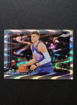 2025-26 Topps Chrome Walker Kessler #205 Ray Wave Refractor