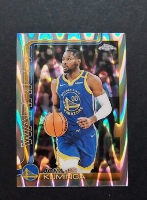 2025-26 Topps Chrome Jonathan Kuminga #211 Ray Wave Refractor