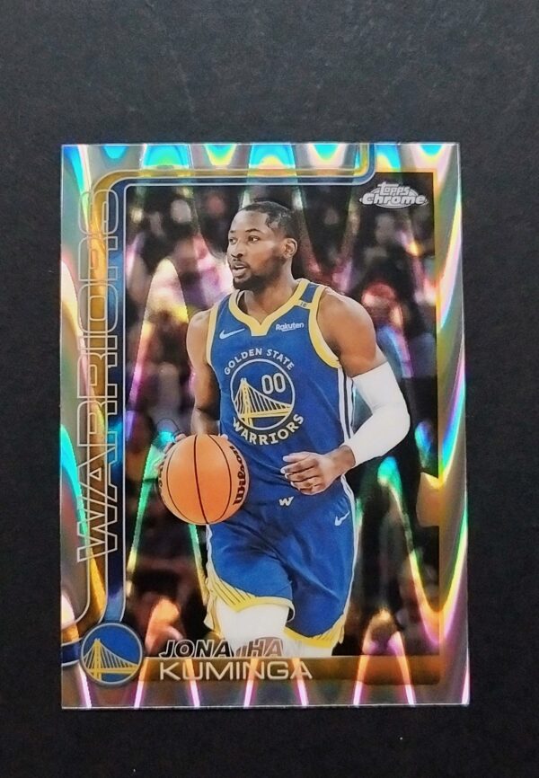 2025-26 Topps Chrome Jonathan Kuminga #211 Ray Wave Refractor