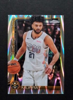 2025-26 Topps Chrome Jamal Murray #55 Ray Wave Refractor