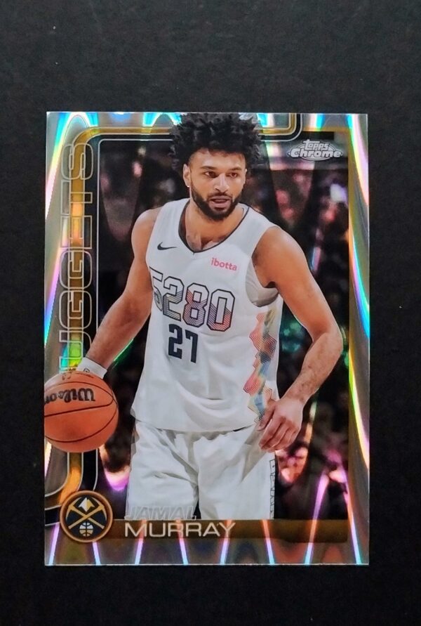 2025-26 Topps Chrome Jamal Murray #55 Ray Wave Refractor