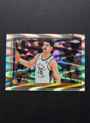 2025-26 Topps Chrome Ben Sheppard #94 Ray Wave Refractor
