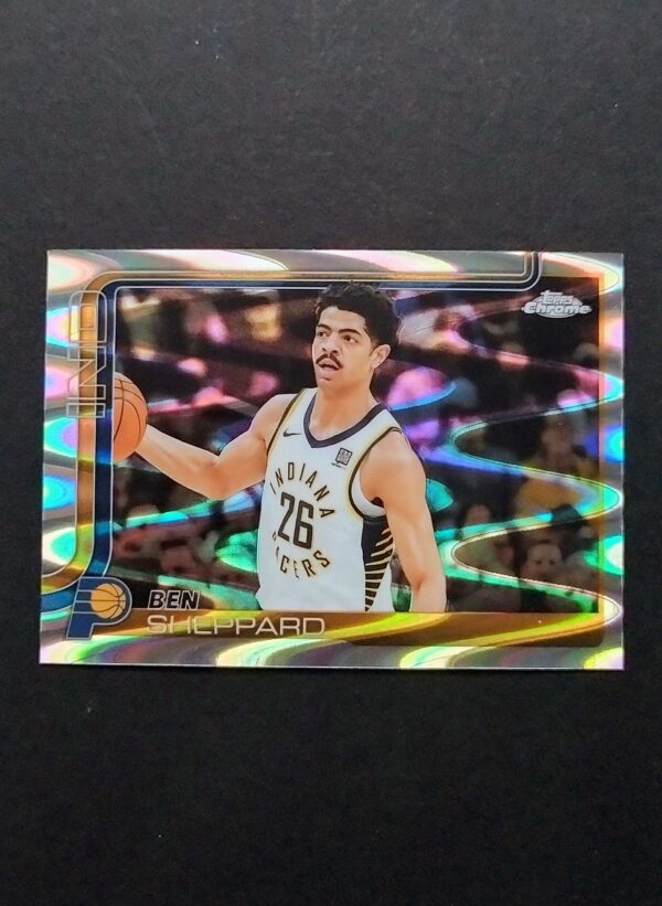 2025-26 Topps Chrome Ben Sheppard #94 Ray Wave Refractor