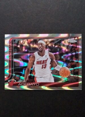 2025-26 Topps Chrome Bam Adebayo #138 Ray Wave Refractor
