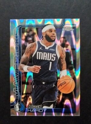 2025-26 Topps Chrome Jaden Hardy #60 Ray Wave Refractor
