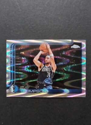 2025-26 Topps Chrome Klay Thompson #42 Ray Wave Refractor
