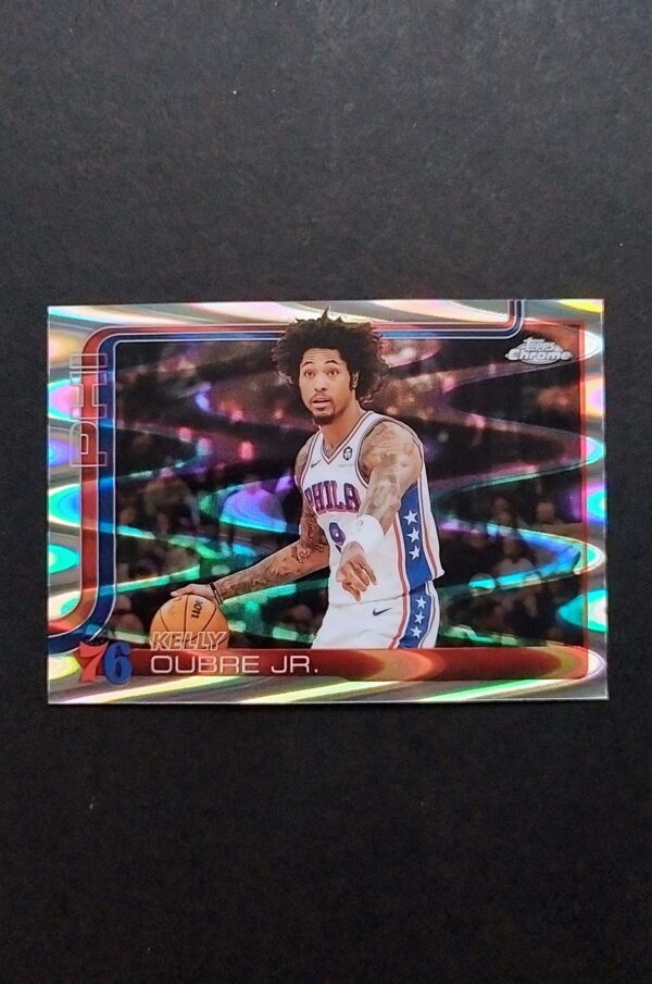 2025-26 Topps Chrome Kelly Oubre Jr #114 Ray Wave Refractor
