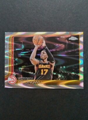 2025-26 Topps Chrome Onyeka Okongwu #21 Ray Wave Refractor