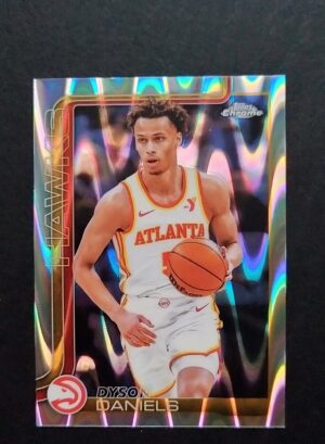 2025-26 Topps Chrome Dyson Daniels #68 Ray Wave Refractor