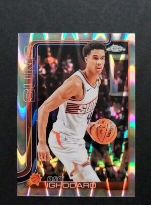 2025-26 Topps Chrome Oso Ighodaro #109 Ray Wave Refractor