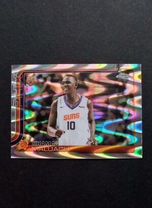 2025-26 Topps Chrome Khaman Maluach #260 Ray Wave Refractor