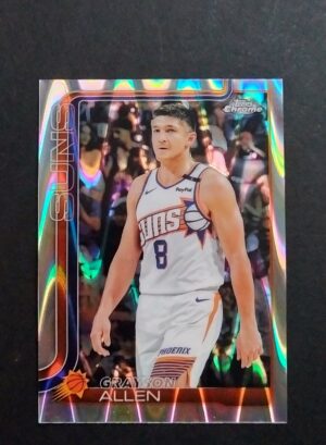 2025-26 Topps Chrome Grayson Allen #107 Ray Wave Refractor