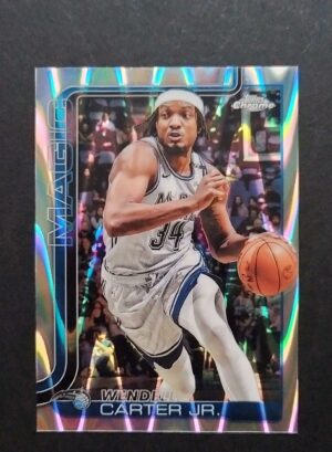 2025-26 Topps Chrome Wendell Carter Jr #113 Ray Wave Refractor