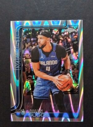 2025-26 Topps Chrome Jalen Suggs #115 Ray Wave Refractor