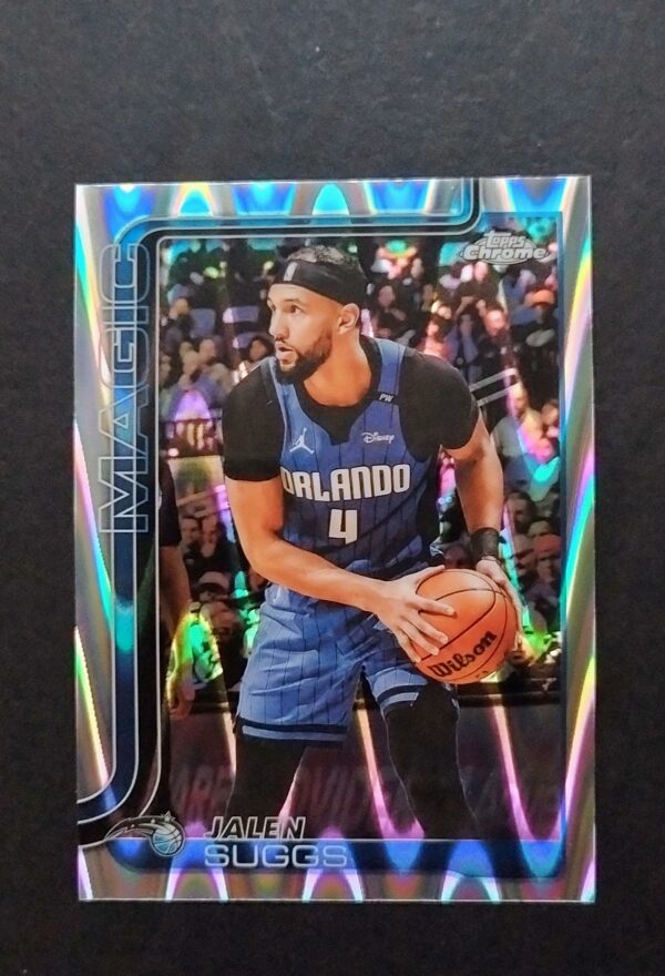 2025-26 Topps Chrome Jalen Suggs #115 Ray Wave Refractor