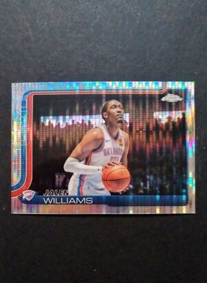 2025-26 Topps Chrome Jalen Williams #187 Pulsar Refractor