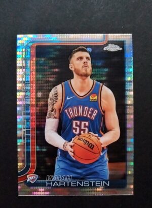 2025-26 Topps Chrome Isaiah Hartenstein #181 Pulsar Refractor