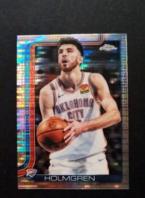 2025-26 Topps Chrome Chet Holmgren #134 Pulsar Refractor