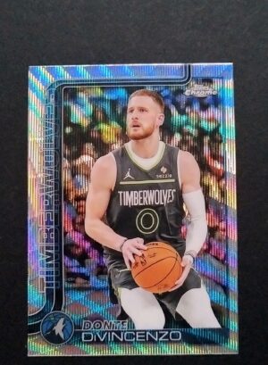 2025-26 Topps Chrome Donte DiVincenzo #145 Wave Refractor