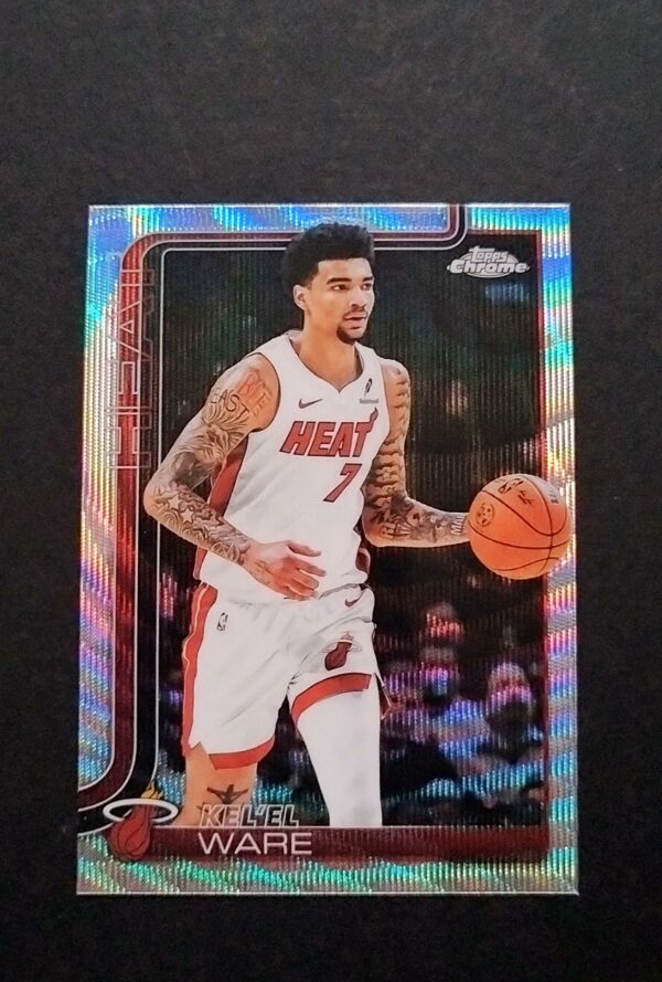 2025-26 Topps Chrome Kel'el Ware #129 Wave Refractor