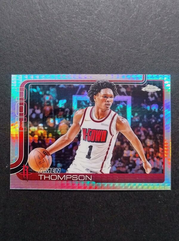 2025-26 Topps Chrome Amen Thompson #17 Hyper Prism Refractor