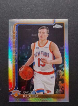 2025-26 Topps Chrome Tyler Kolek #139 Hyper Prism Refractor