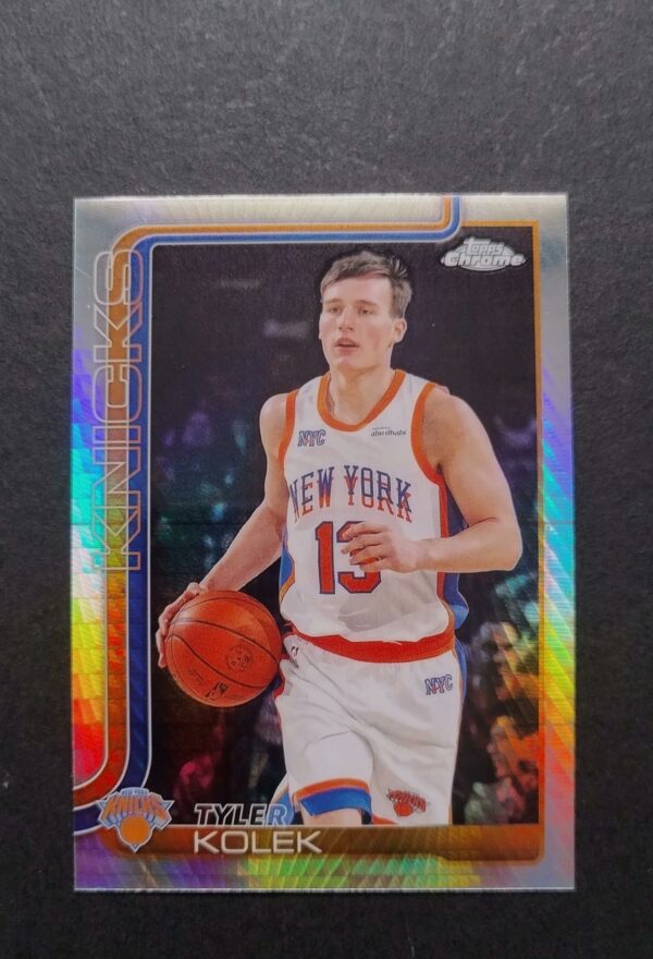 2025-26 Topps Chrome Tyler Kolek #139 Hyper Prism Refractor
