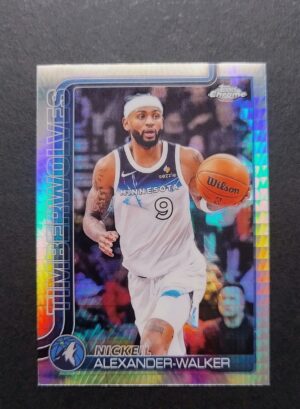 2025-26 Topps Chrome Nickeil Alexander-Walker #193 Hyper Prism Refractor