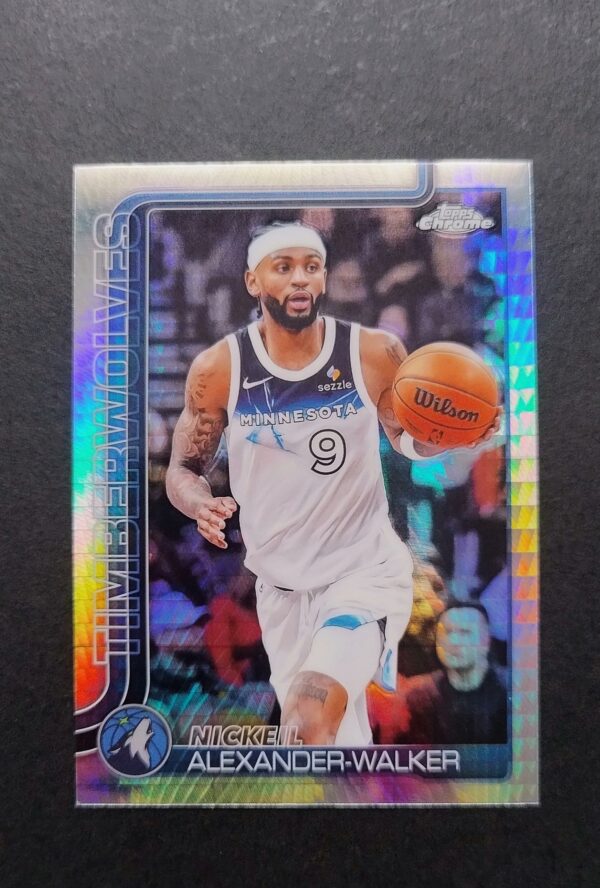 2025-26 Topps Chrome Nickeil Alexander-Walker #193 Hyper Prism Refractor