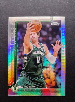 2025-26 Topps Chrome Brook Lopez #159 Hyper Prism Refractor